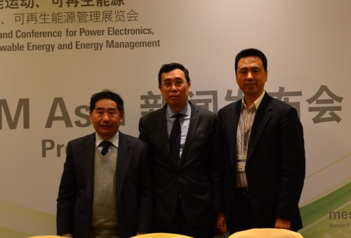廣州光亞法蘭克福展覽有限公司副總經理梁志超介紹展會亮點，并邀請到上海電源學會理事長、上海海事大學湯天浩教授及寧波希磁電子科技有限公司總經理毛思寧博士講解行業現況。