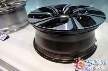 立邦WSA-100汽車水性輪轂涂料兼具“環保、經濟、高品質”三大特質（圖為展示品） 