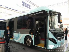 申沃兩款純電動客車首發亮相國際汽車展覽會